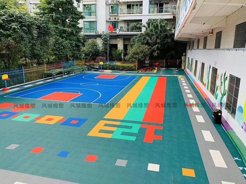 幼儿园彩色拼装地板